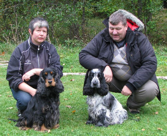 Ulrika, Peder med Vidar och Alex från Obbola