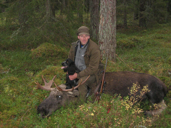 Betty har varit på älgjakt